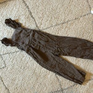 Gorgeous ZARA brown jumpsuit barely worn